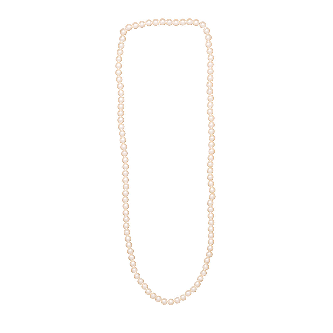 Classic And Elegant Sophisticated Long Pearl Necklace