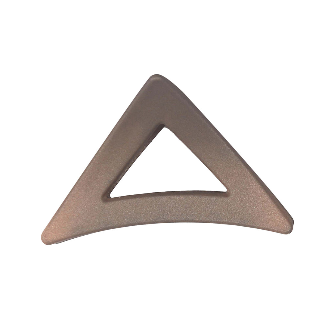 Ayesha Set of 2 Triangle Shaped Hair Clutches: Black and Brown