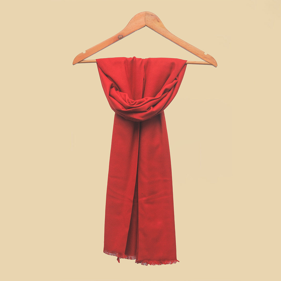 Ayesha Elegant dark red acrylic shawl, offering warmth and style for all occasions.