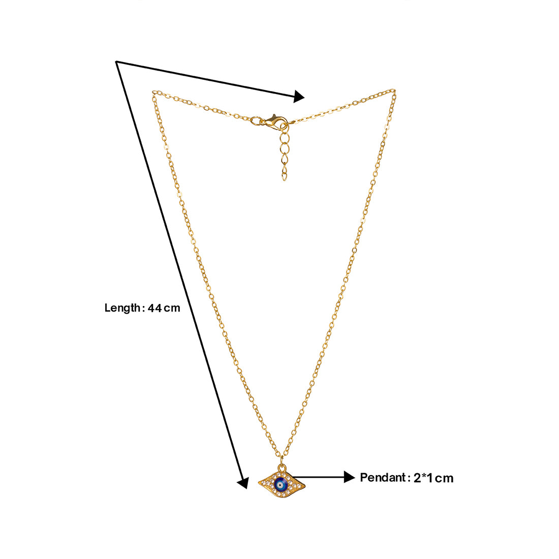 Evil Eye Diamonti Pendant Necklace