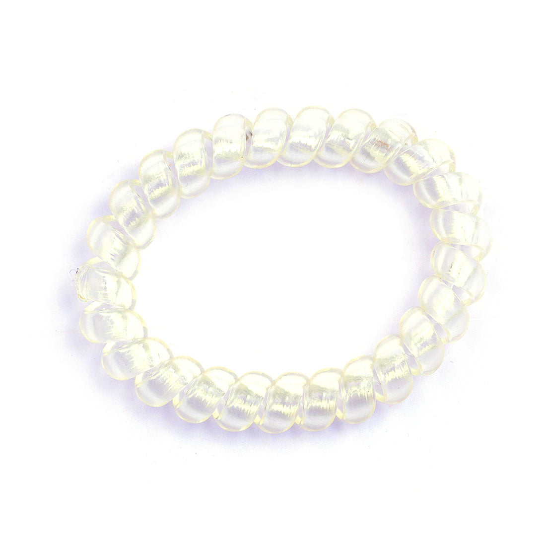 Ayesha Set of Two Rubber Bands: One Black, One Transparent