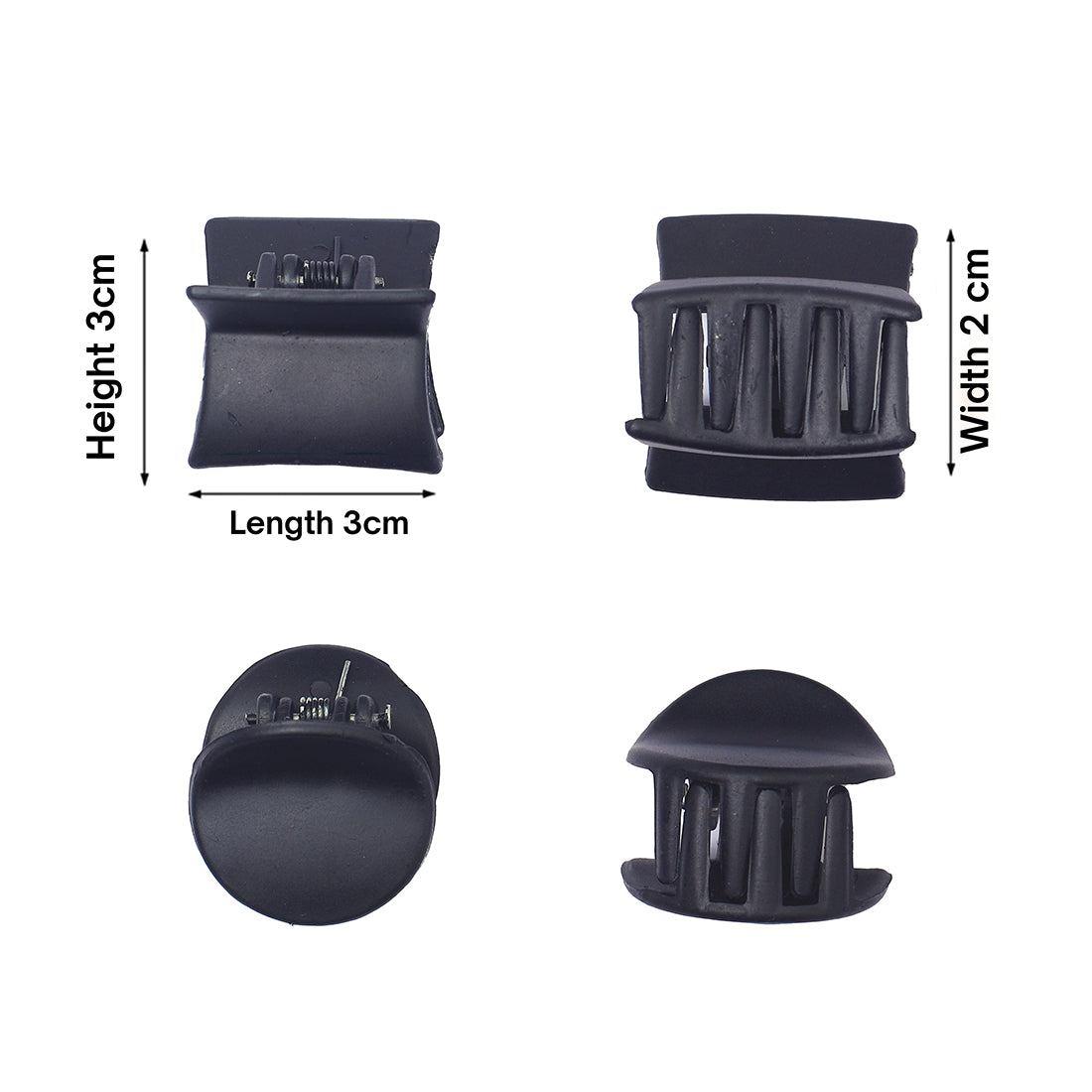 Set Of 4 Hair Clutch 4 Different Shapes