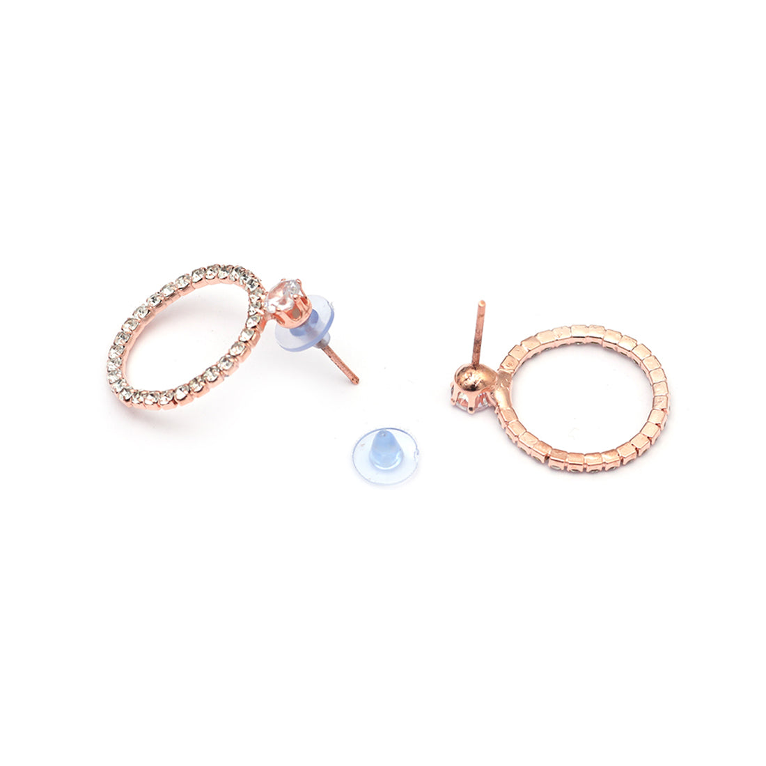 Set Of 2 Multicolor Circular and Tassels Diamonti Earrings