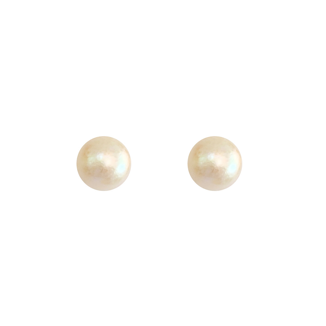 Set of 2 Long Multi-Layered Pearl Studded Gold-Toned Necklace & Stud Earrings Set