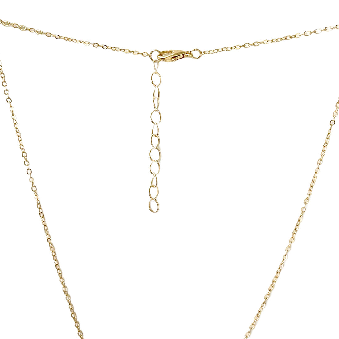 Circular Mini Pendant Gold-Toned Dainty Necklace