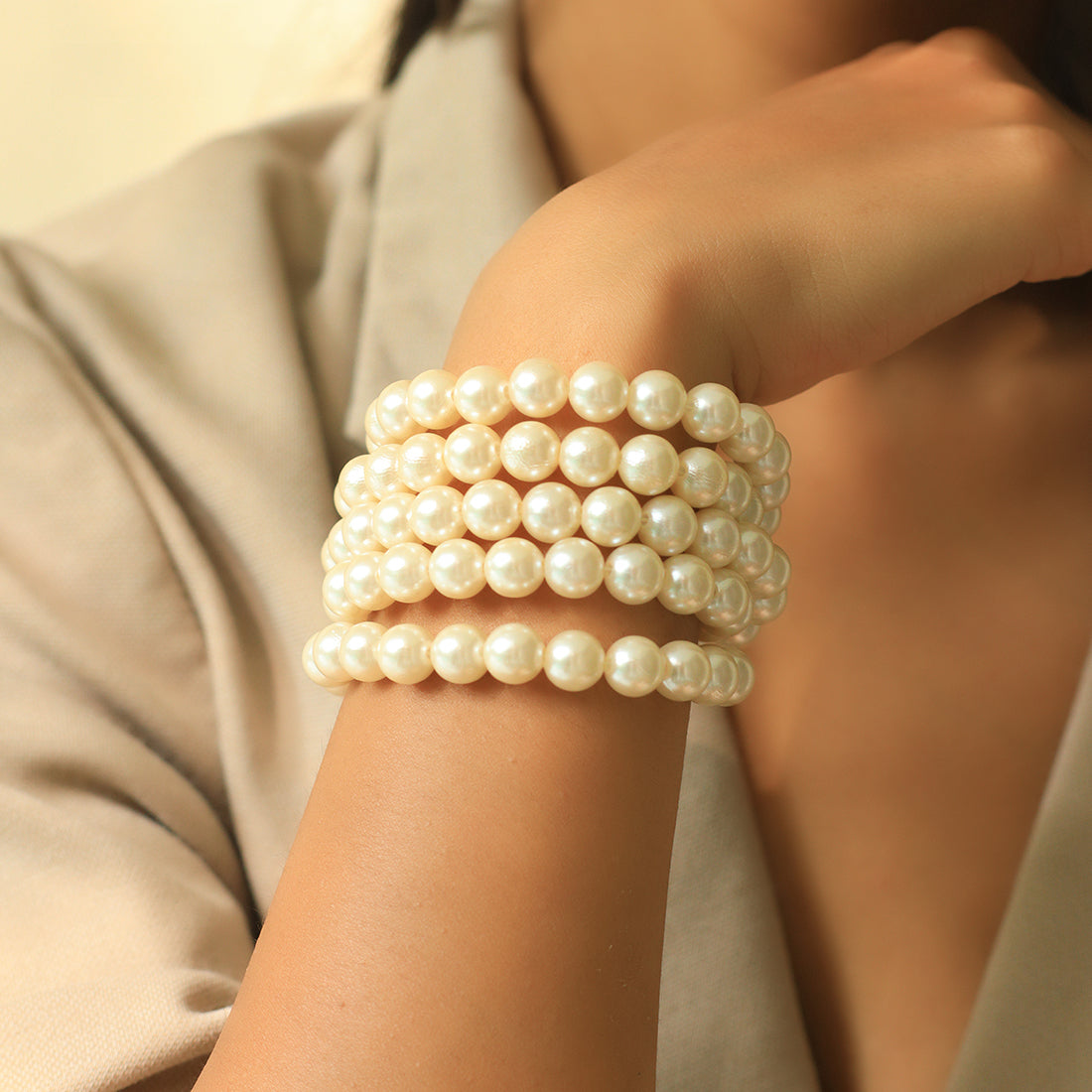 Classic And Elegant Sophisticated Long Pearl Necklace