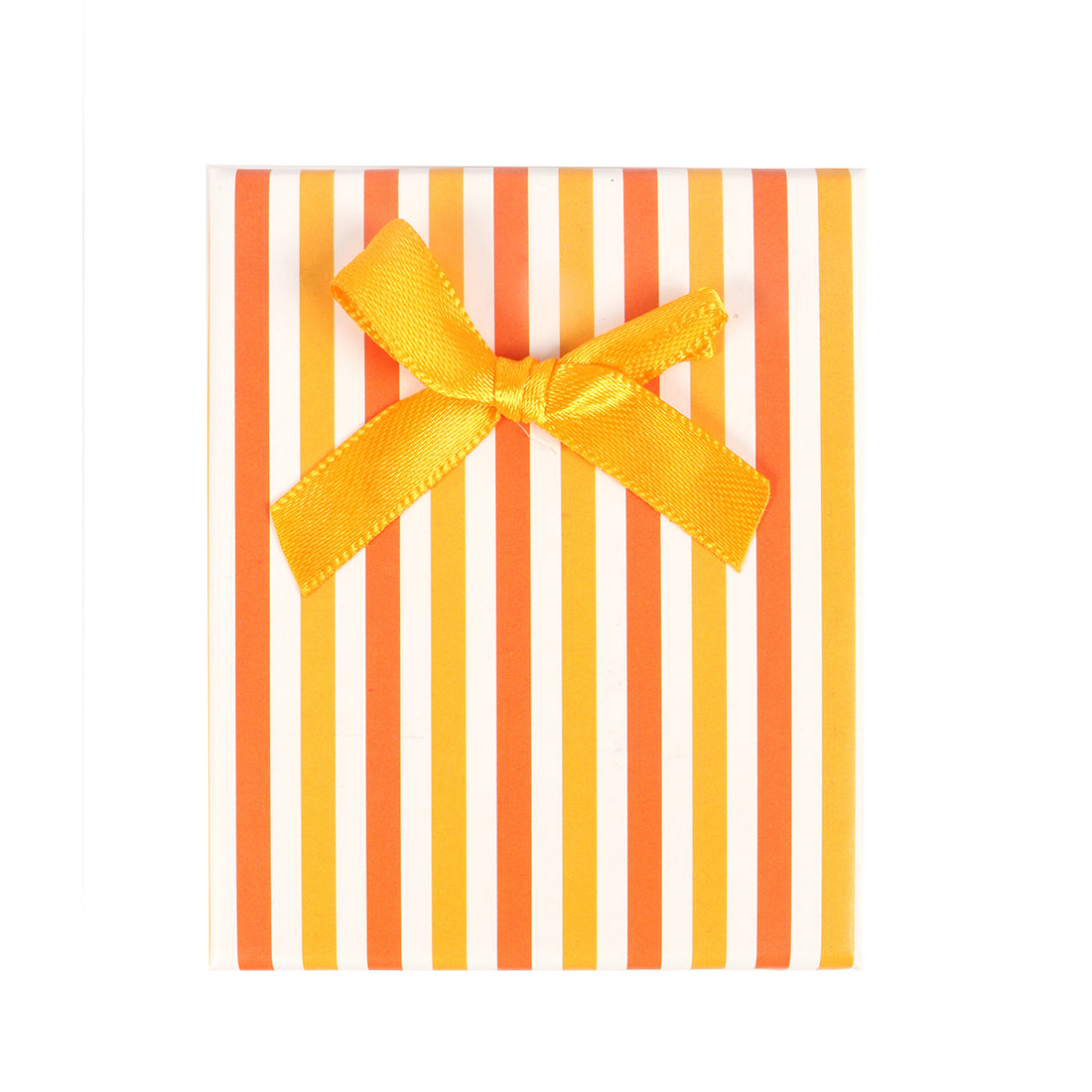 CRAFTY STRIPED GIFT BOX WITH RIBBON