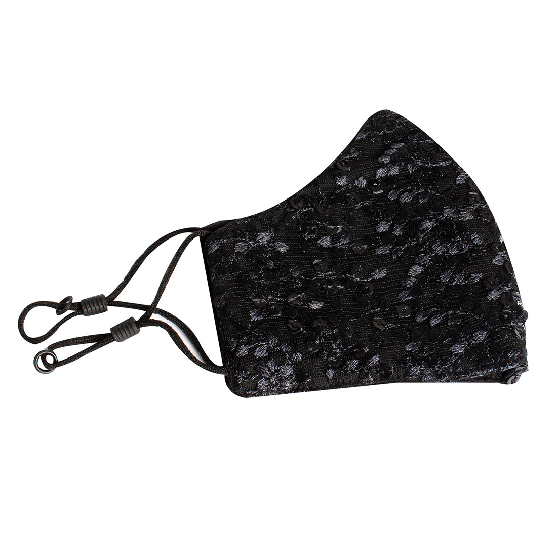 EMBROIDERED SEQUIN REUSABLE MASK WITH SITRA CERTIFIED FILTER