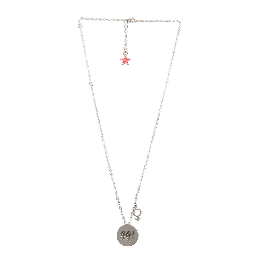 GO! CHAIN NECKLACE WITH GIRL CHARM