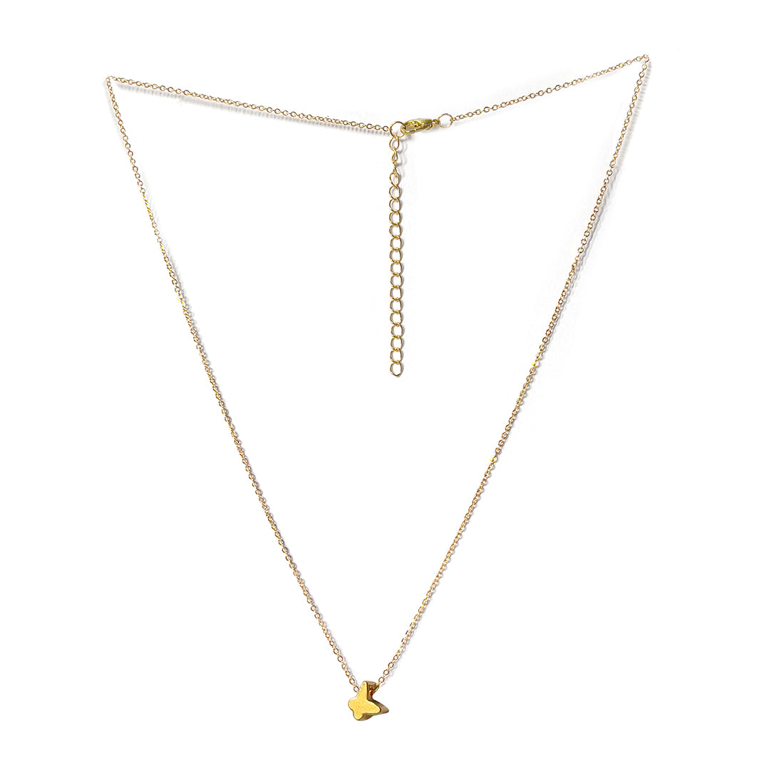 Butterfly Mini Pendant Gold-Toned Dainty Necklace