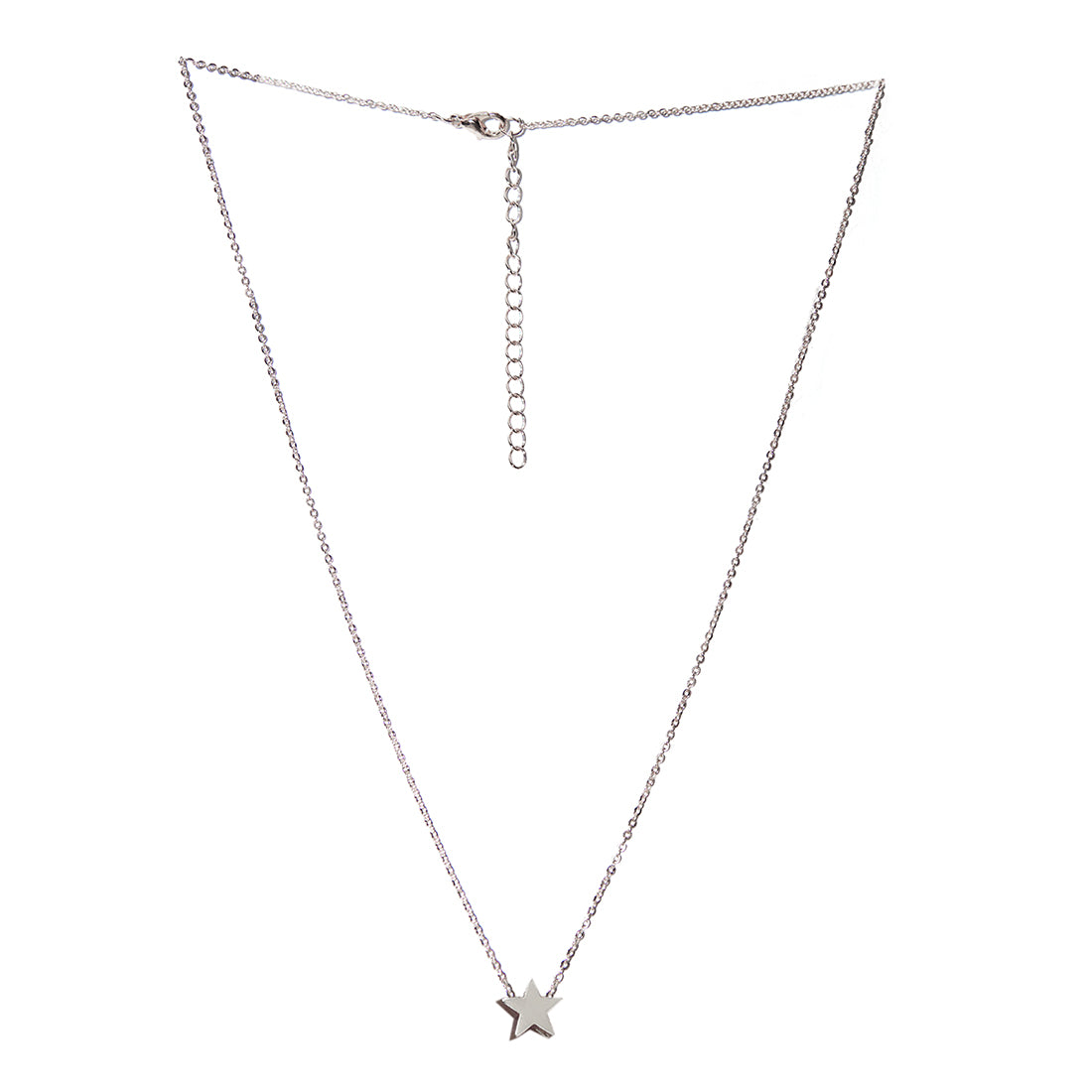 STAR MINI PENDANT SILVER-TONED DAINTY NECKLACE