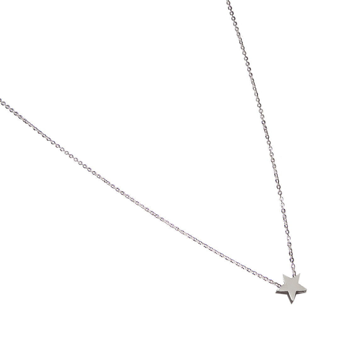 STAR MINI PENDANT SILVER-TONED DAINTY NECKLACE