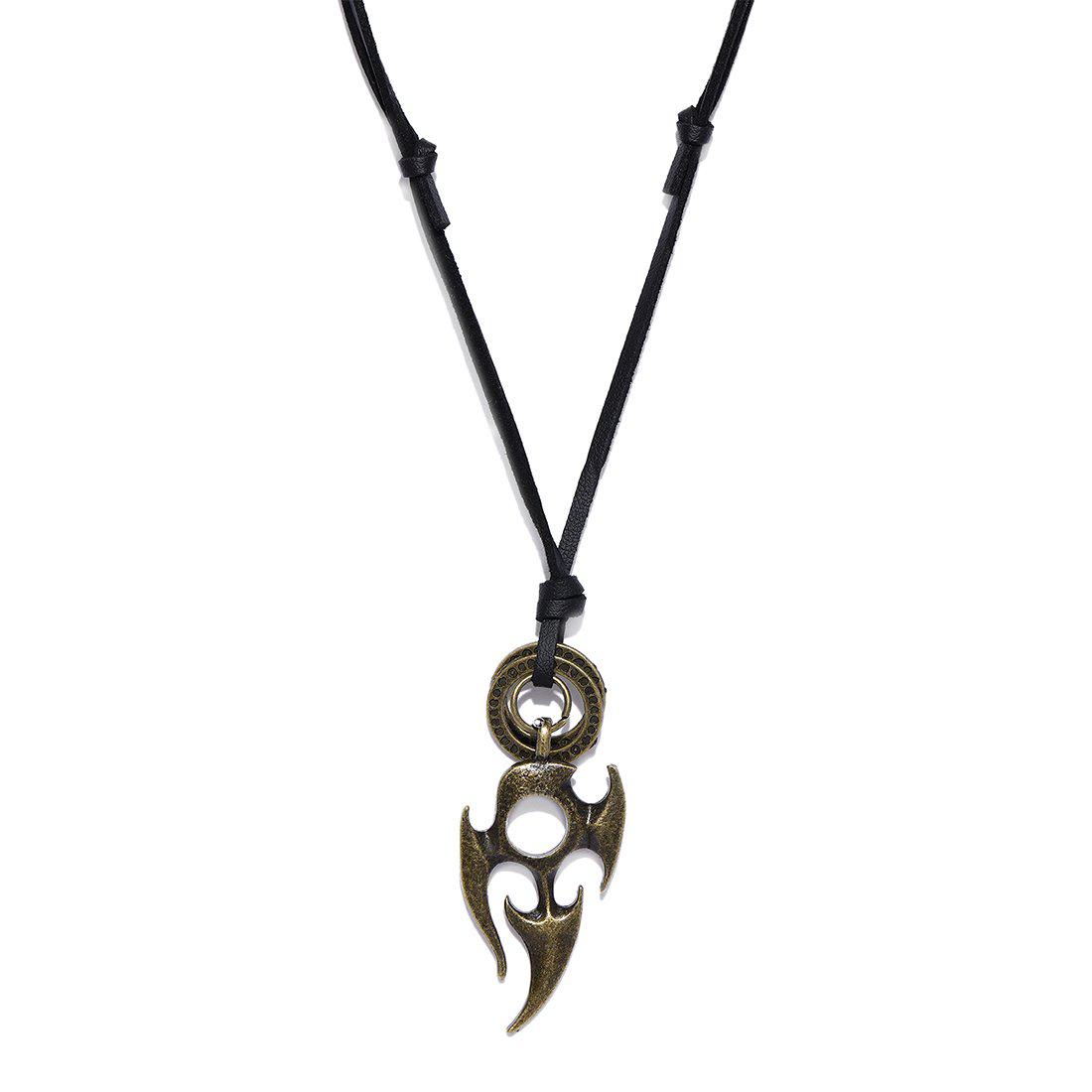 METALLIC PENDANT NECKLACE