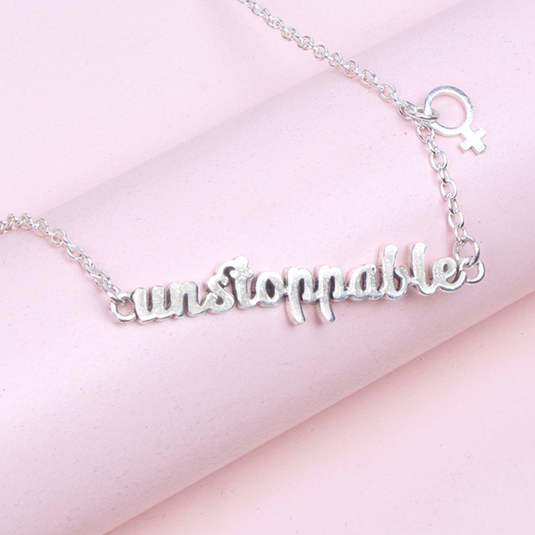 UNSTOPPABLE CHAIN NECKLACE WITH GIRL CHARM