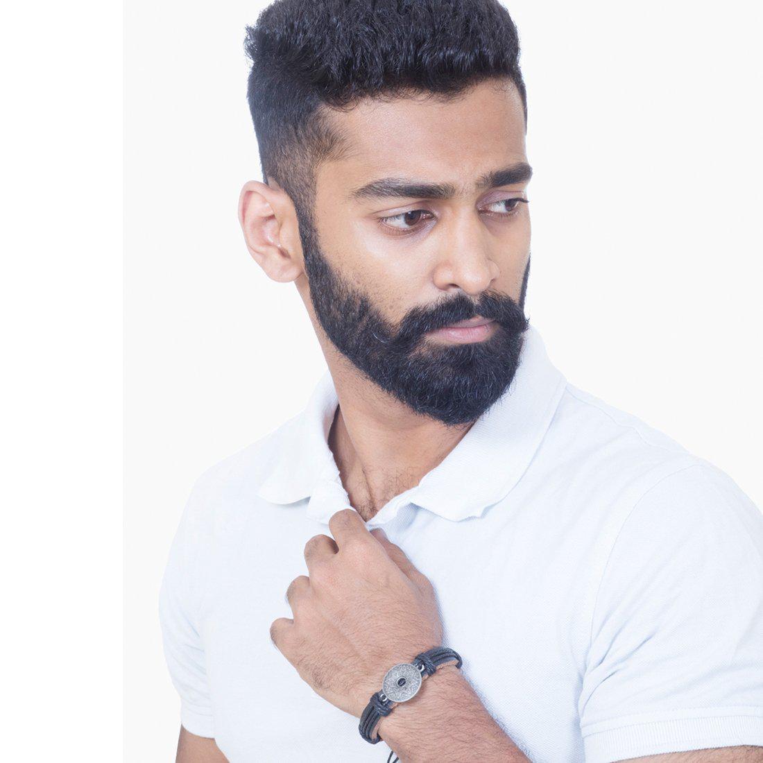 WRAP-AROUND METALLIC TRIM BRACELET